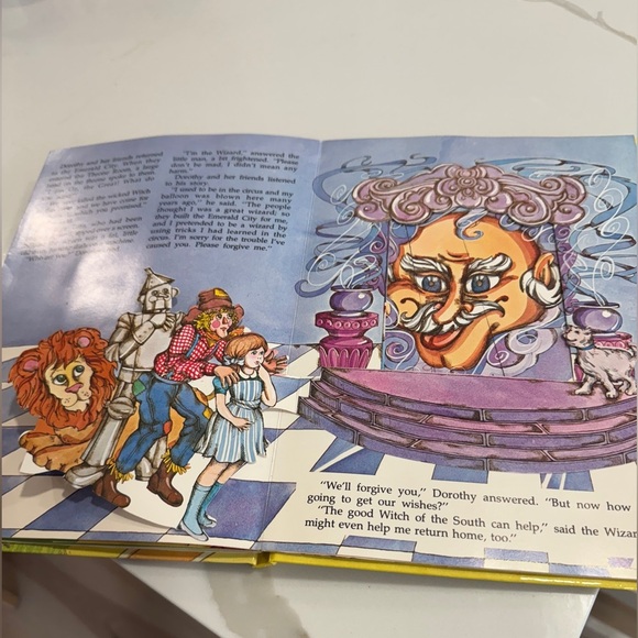 Vintage 1980s Wizard of Oz Pop-Up Book story dorothy Troll Associates wicked - Picture 9 of 10